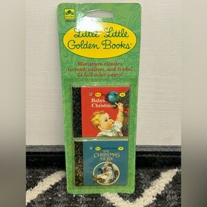 Little Little Golden Books 2.5” Miniature Mini Christmas Books #35 & #36